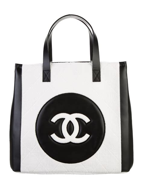 Chanel Terry Cloth Beach Tote 